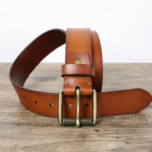 Personalized Belt Brown Mens Leather Belt Groomsmen Gifts Wedding Gift Gift for him Gift for boyfriend Gift for Dad Grooms