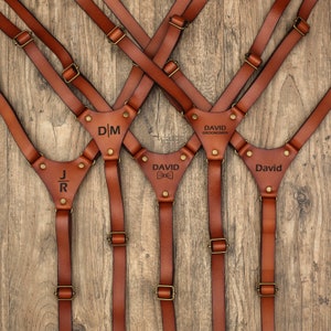 Suspenders - Wedding Suspenders - Men's Suspenders - Groomsmen Suspenders - Rustic Suspenders - Rustic Handmade Belt