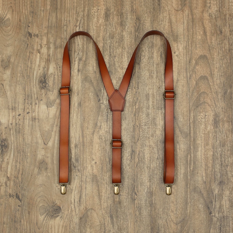 Leather Suspenders Wedding Suspenders Mens Suspenders Etsy