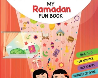 Islamic book for kids, Ramadan Book, Ramadan activity calendar, Ramadan crafts, Ramadan decorations, Eid activity book