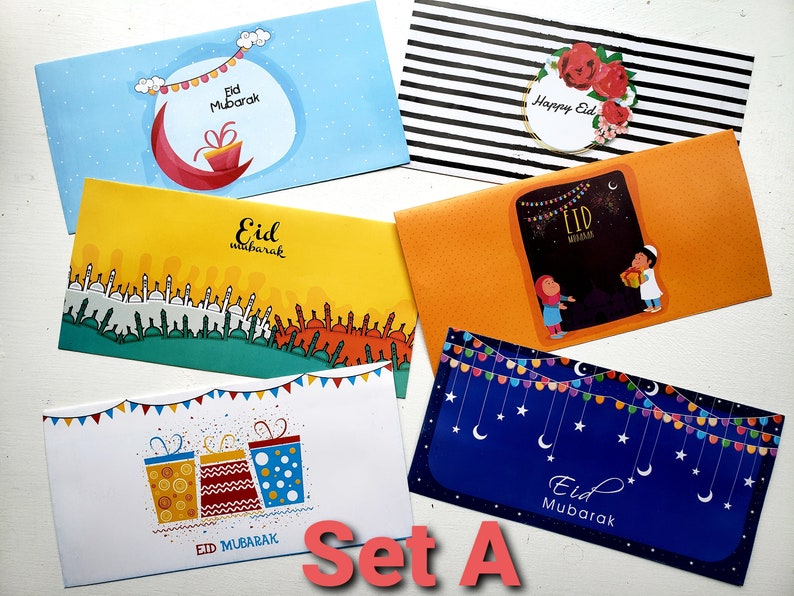 Eid Money Envelopes Happy Eid Envelopes Money Envelopes Eid Etsy