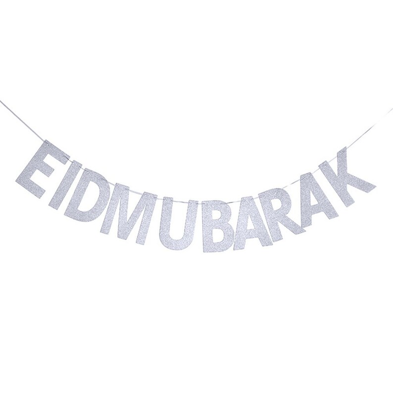 Eid Mubarak Banner Eid Mubarak Bunting Eid Decorations Eid Etsy Canada