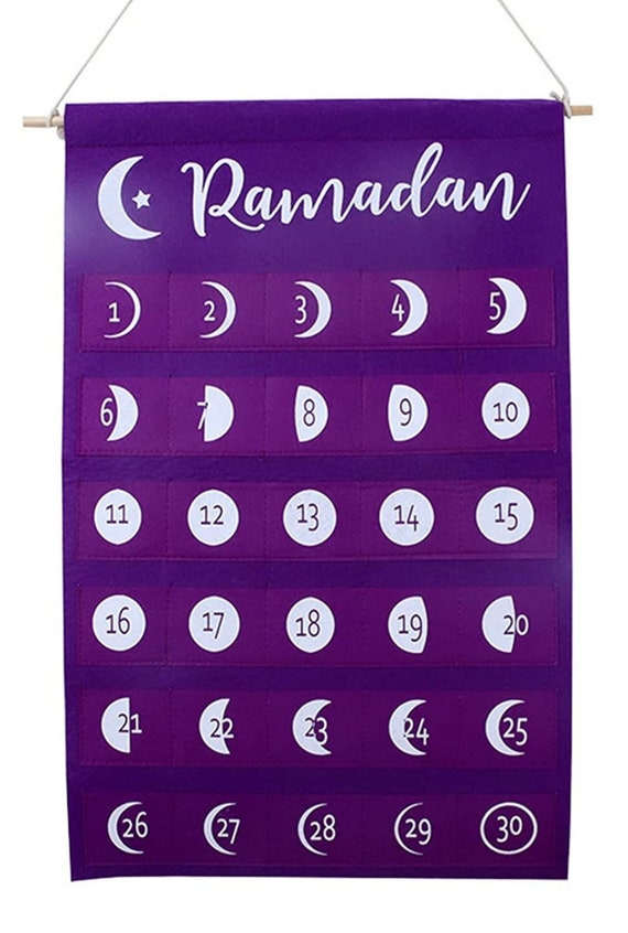 Calendrier de l'Avent du Ramadan Moubarak Calendrier du Compte à