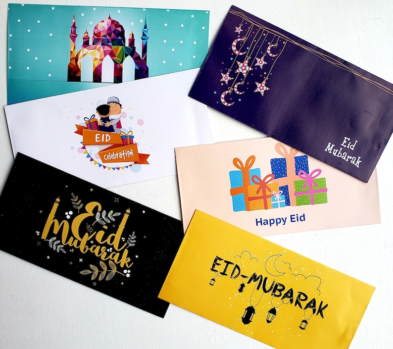 Eid Money Envelopes Happy Eid Envelopes Money Envelopes Eid Etsy