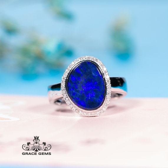 Australian Opal Wedding Ring 2024 | favors.com