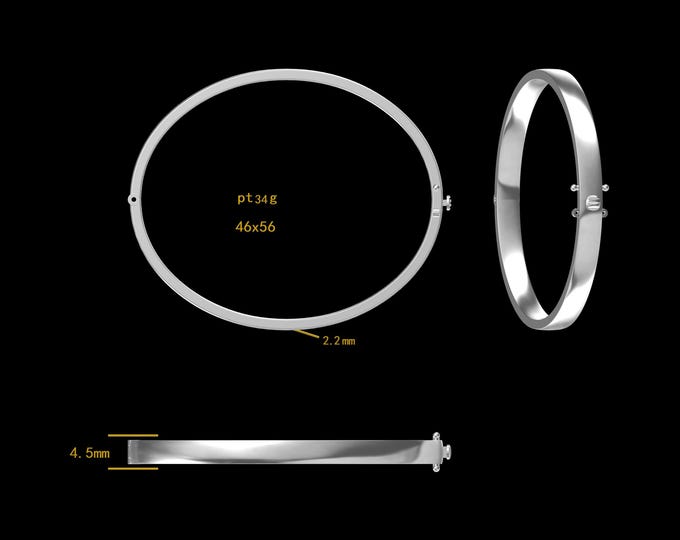 Exclusive Custom Order for Phuong, Material 34g Platinum,Width: 4.5mm,Length 16cm, totally USD 1889 after 25 percent off