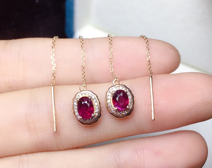 18k rose gold natural pink pear tourmaline earrings/Diamond halo tourmaline earrings/handmade jewelry/bridal accessory/Birthday anniversary