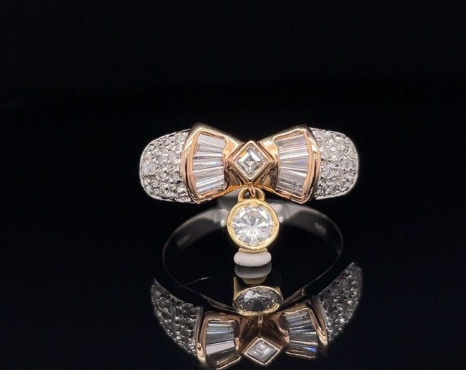 18k Gold Cluster Multi-stone Diamond wedding Ring/Over time Engagement Ring/Promise Band/Eternity Wedding Band/Anniversary Gift/Mother's Day