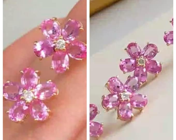 Custom pink sapphire pendant exclusively for Rajian, other customers please don't use this link for payment