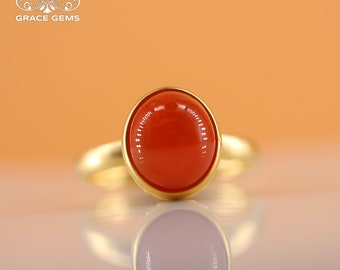 ☆美品☆ agate 18K リング サイズ6 18k Solid Gold Genuine Agate Engagement Wedding Ring/custom