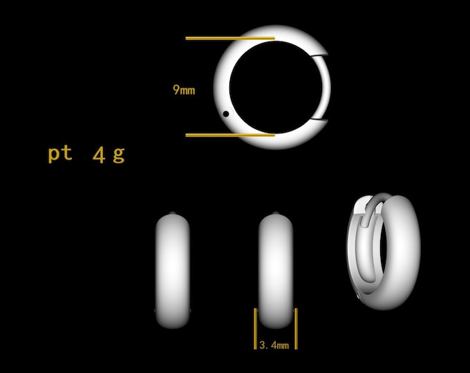 Deposit of custom Huggies earrings for Taylor. 9mm, 4g, with amethyst drops!