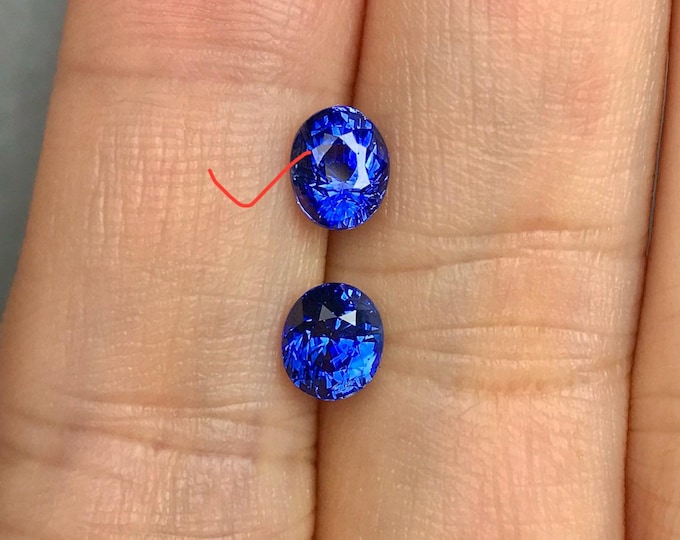 customer order- Hellen, double halo natural sapphire ring, 18k white gold, 0.11-0.12ct diamonds, 0.7ct side sapphires, 6mmx8mm sapphire
