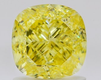 certified yellow diamond, 1.51ct