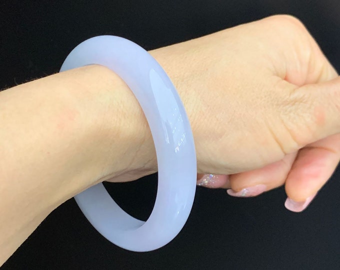 Unique Certified Untreated Natural Myanmar Transparent Icy grade Jadeite Bangle/One of a kind unique jadeite jade bracelet With Certific