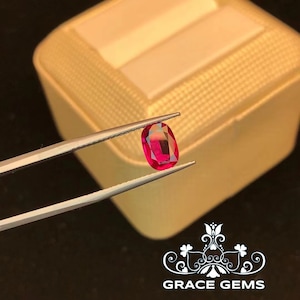 Custom loose ruby, 1.07CT, full clarity, unheated, untreated, natural ruby from Mozambique, with certificate, VIP order /various sizes