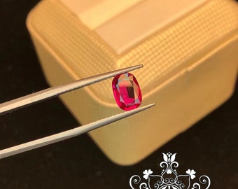 Custom loose ruby, 1.07CT, full clarity, unheated, untreated, natural ruby from Mozambique, with certificate, VIP order /various sizes