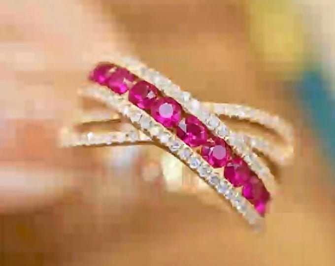 Custom Pink Sapphire Ring for Jenel – 14K White Gold – 2.5-3g Gold – Thick Band – Handmade Fine Jewelry-940USD