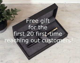 Free gift-Fancy Parker Pen-first 20 customers who reaches out for the first time with a message: Happy Birthday GraceGems!