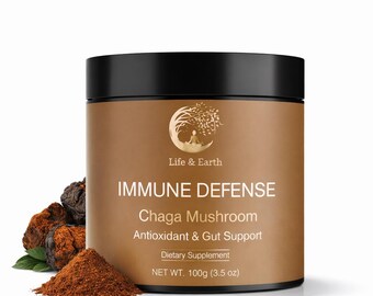 Bio Chaga Pilz Pulver – Wildcrafted Superfood, 100g