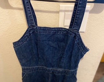 Midi Overall Dress - Etsy Australia