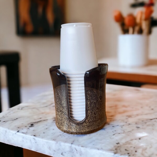 Wood 3 Oz Dixie Cup Holder Etsy