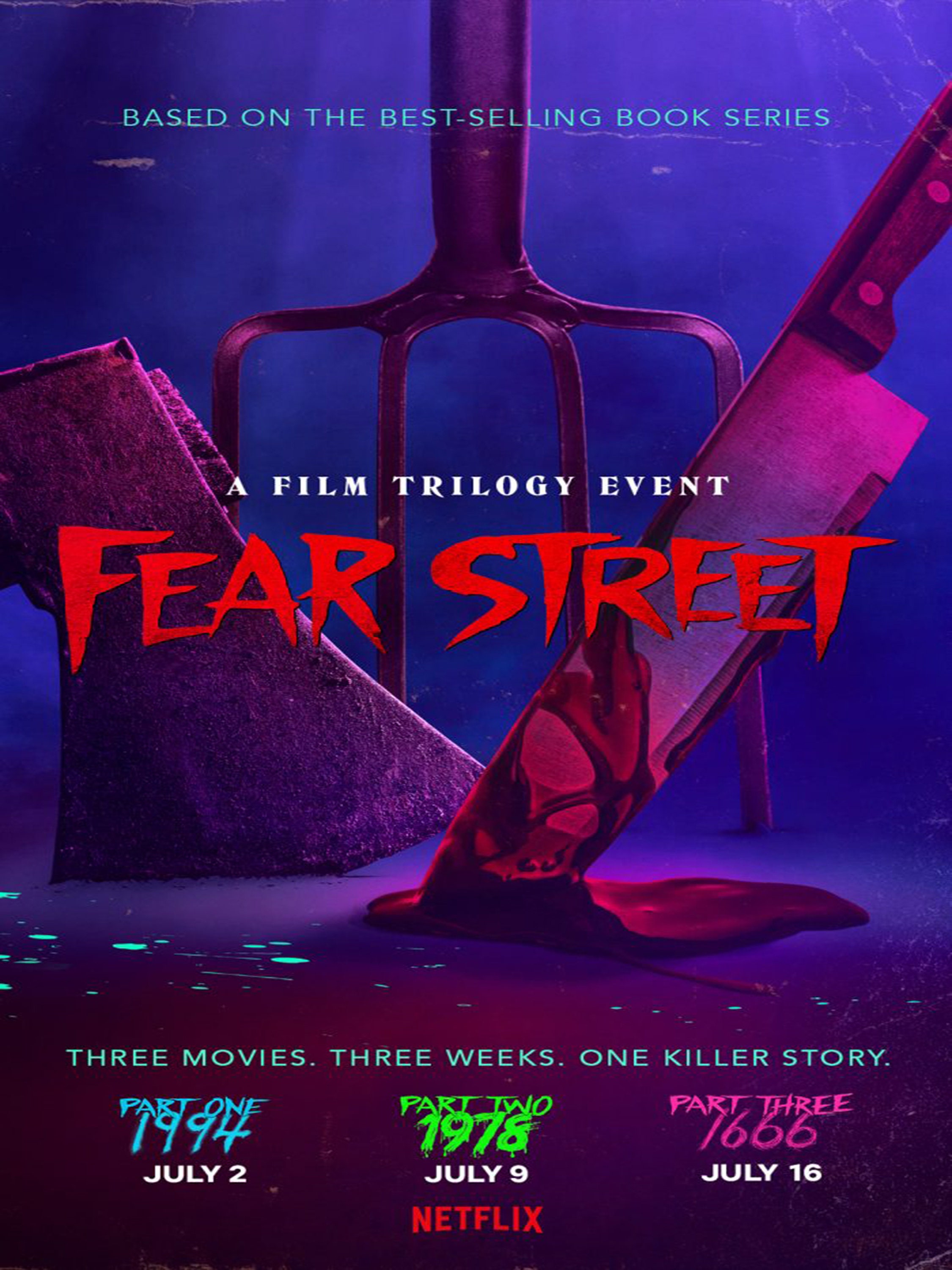 Fear Street 2021 movie gloss poster 17 x 24 Etsy