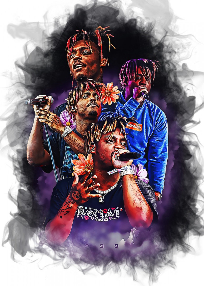 Juice WRLD ver1 Poster gloss poster 17 x 24 Etsy