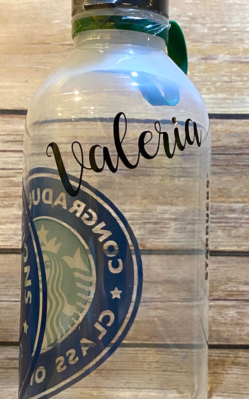 Class of 2021 Starbucks Water Bottle Reusable Graduation