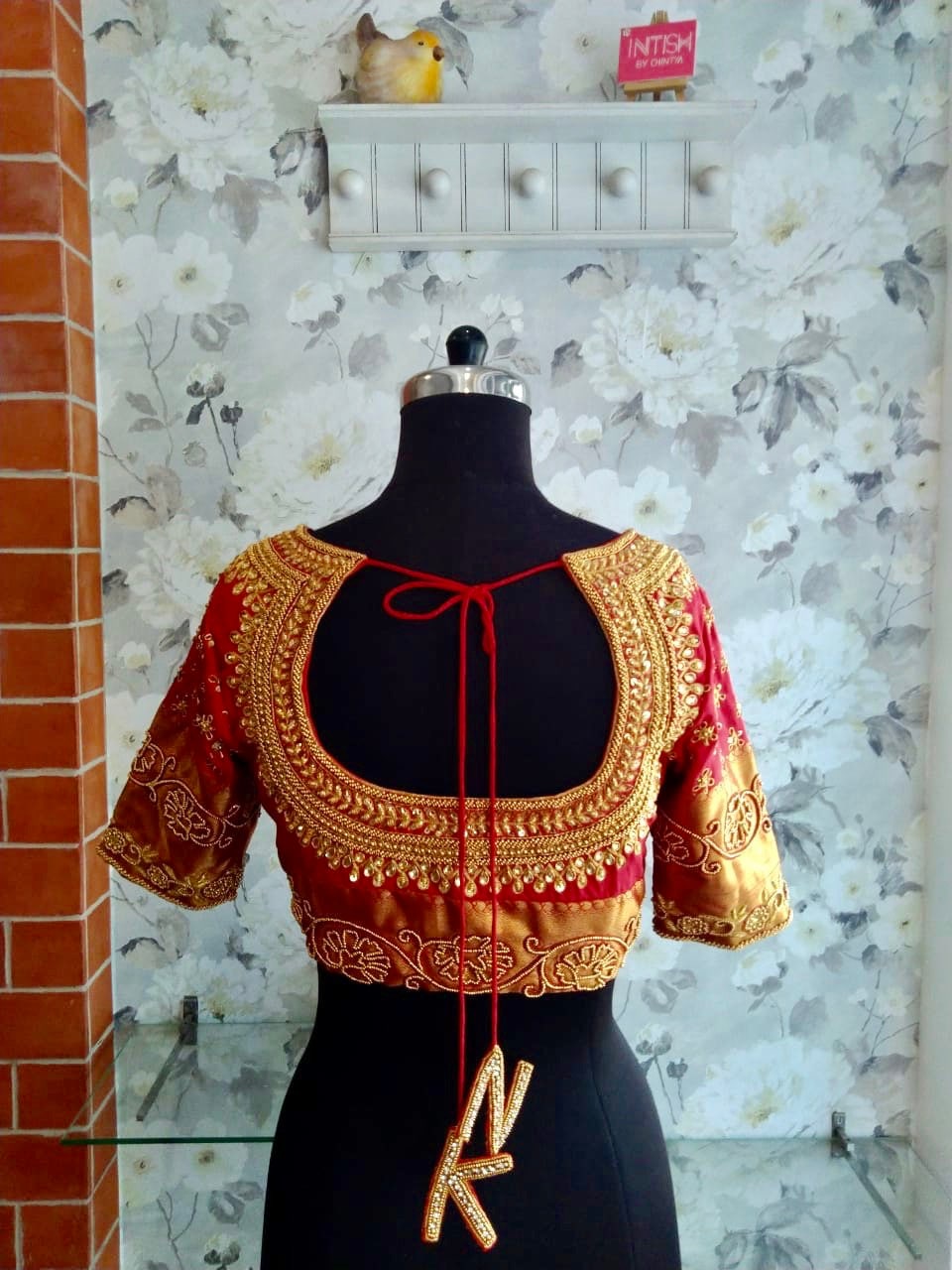 Buy Red Bridal Blouse Online in India - Etsy