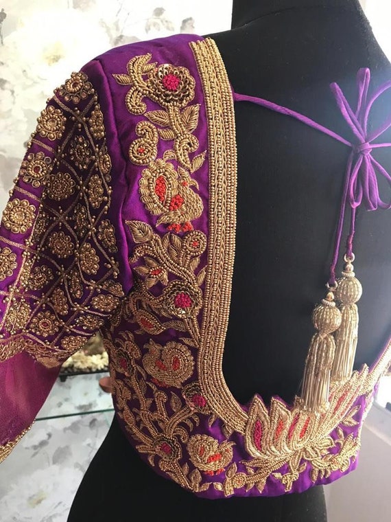Purple Lotus Blouse | Etsy Australia