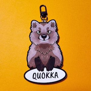 Quokka Acrylic Charm - 10cm