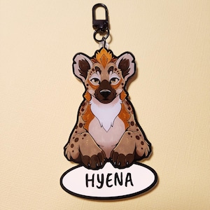 Hyena Acrylic Charm - 10cm