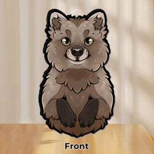 Quokka Acrylic Keychain - 7.5cm Charm