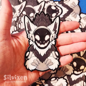 Protogen Sticker - Matte Vinyl - 8.5cm