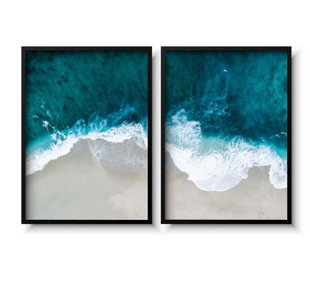 Sea Wall Art, Sea Poster, Art Print, Turquoise Blue Water Print