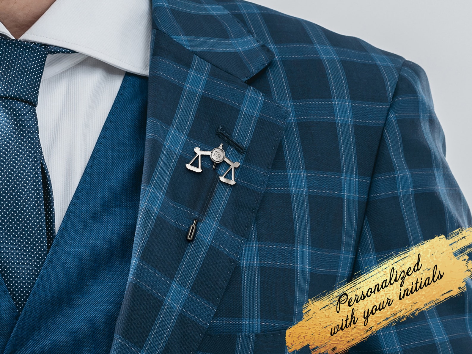 Gift for Lawyer Law Lapel Pin Silver 925 Law Grad Gift Etsy