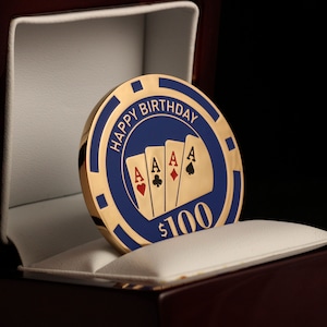 Jugador de cartas Protector de cartas de póquer Personalizado 925 Plata de ley Regalo de cumpleaños Amante del juego de póquer Amigo personalizado Presente Diseño de hombre inusual