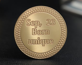 Memory gift coin unique man portrait coin birthday gift for strong men logo gift for him present for husband or best friend Valentine's day