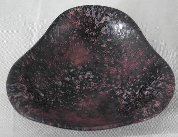 Vintage lava ceramic plate