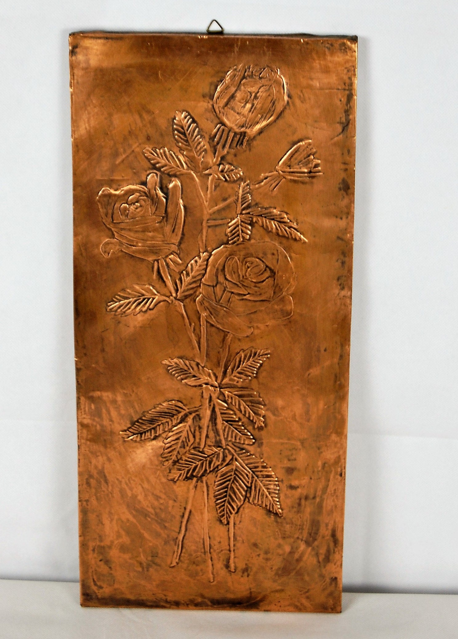 Vintage copper painting made by hand vintage painting copper Etsy