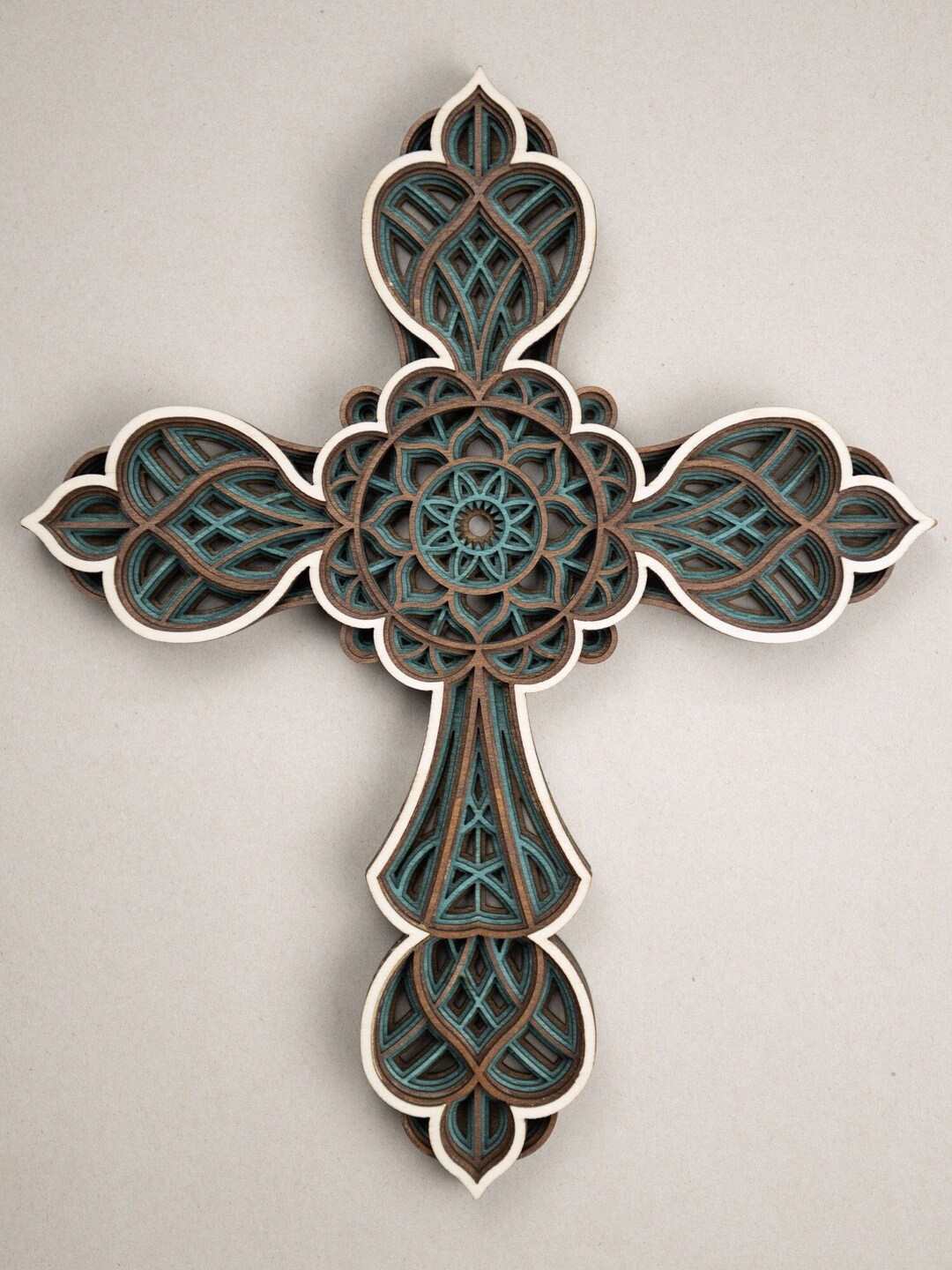 Ornamental Cross6 Layers Etsy