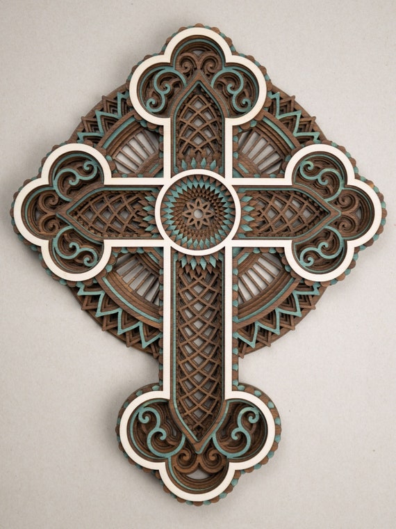 Ornamental Cross-6 layers