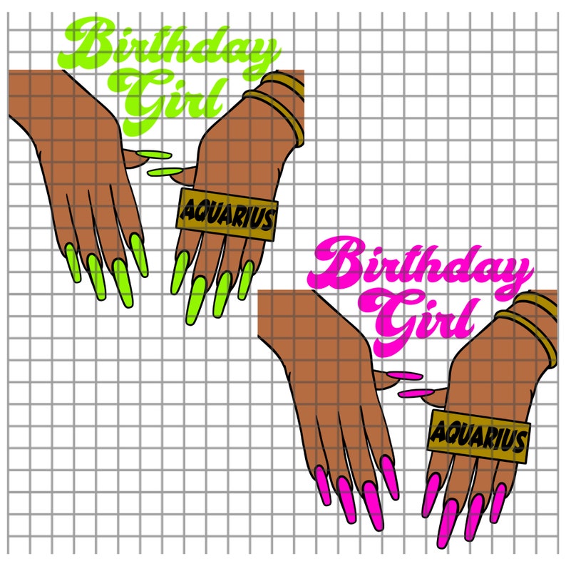 Download Birthday girl svg Aquarius svg zodiac svg Aquarius | Etsy