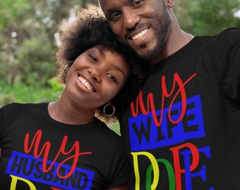 Both Svgs included: Dope Wife svg, Dope Husband svg, Dope svg, Dope Black Couple svg, Black Owned Business, Cutfiles, African American