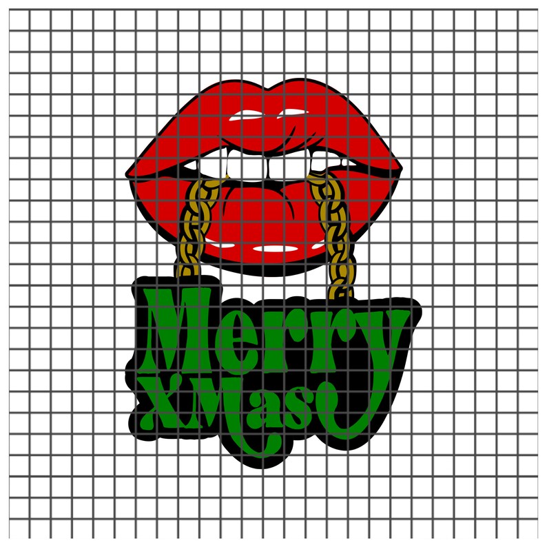 Merry Christmas Chain Svg Chain Svg Christmas Svg Holiday Etsy