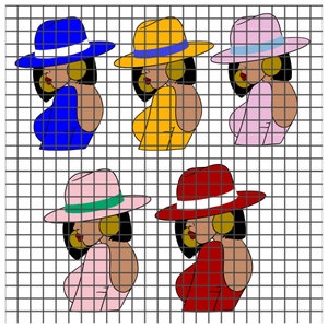 Hat Lady SVG, Black Woman svg, black women, svg files for cricut, African American svg, afro woman, sublimation, vinyl png