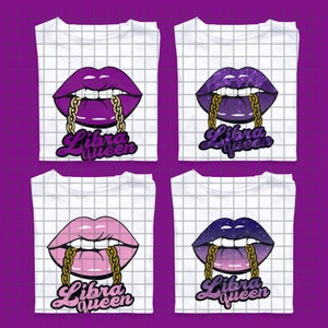 Libra Queen Zodiac Lips SVG, Birthday svg, birthday girl svg, zodiac svg, Libra svg, birthday behavior svg, cut files, png