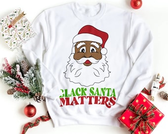 Black Santa Matters svg, Christmas svg, Holiday svg, Merry Christmas svg, Vinyl shirts, cricut, cut files, silhouette, African American