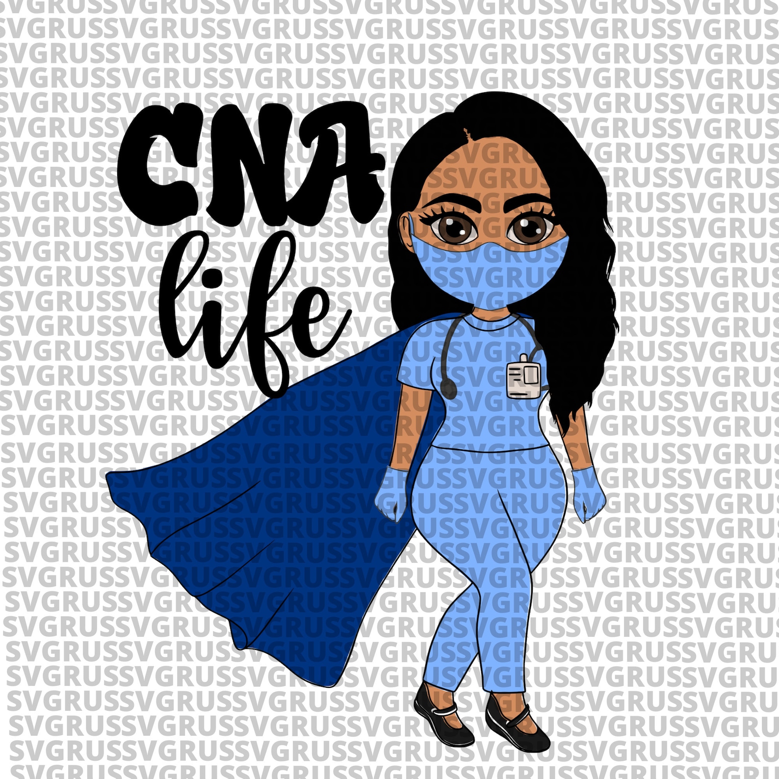 CNA svg CNA Nurse Life svg auxiliar de enfermería svg puede Etsy