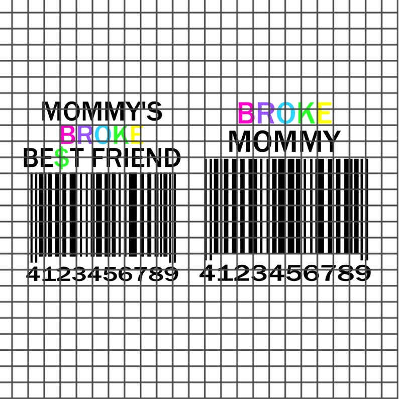 Download Broke Mommy svg Back to school svg Broke Best friend svg | Etsy